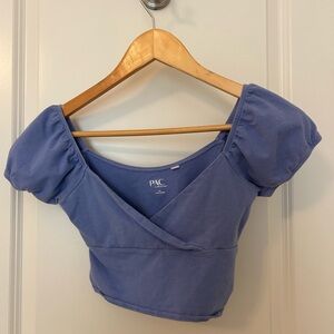 Pacsun purple crop top